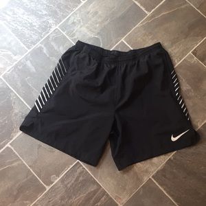 Nike black running shorts